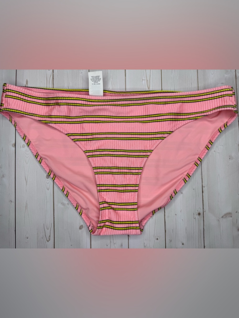 Aerie Shine Striped Bikini Bottom